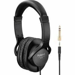 New ❤️ Roland Roland RH-5 Headphones Black ????
