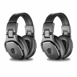 New ✔️ Sterling Audio Sterling Audio Two Pair Of S400 Headphones With 40 Mm Drivers Black 🎁